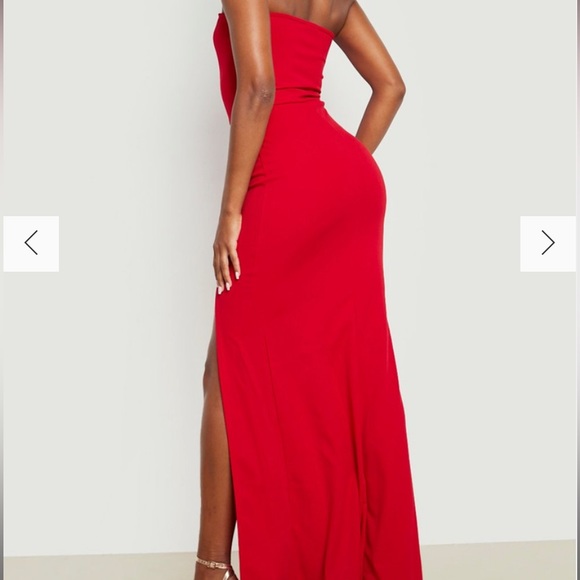 NWT - Boohoo Side Split Maxi Dress - Picture 2 of 3